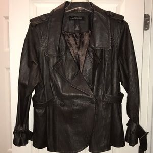Brown Leather jacket size22/24